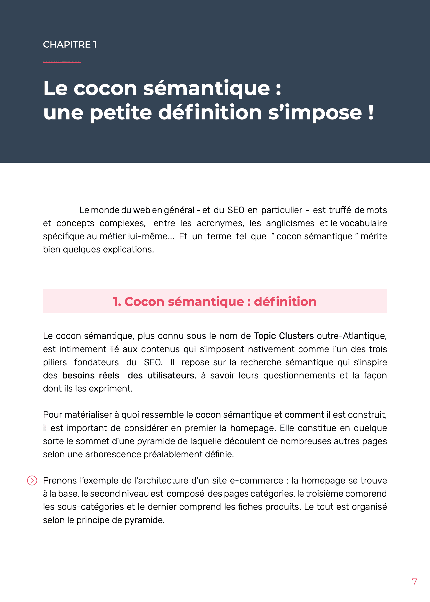 Cocon sémantique - CH1