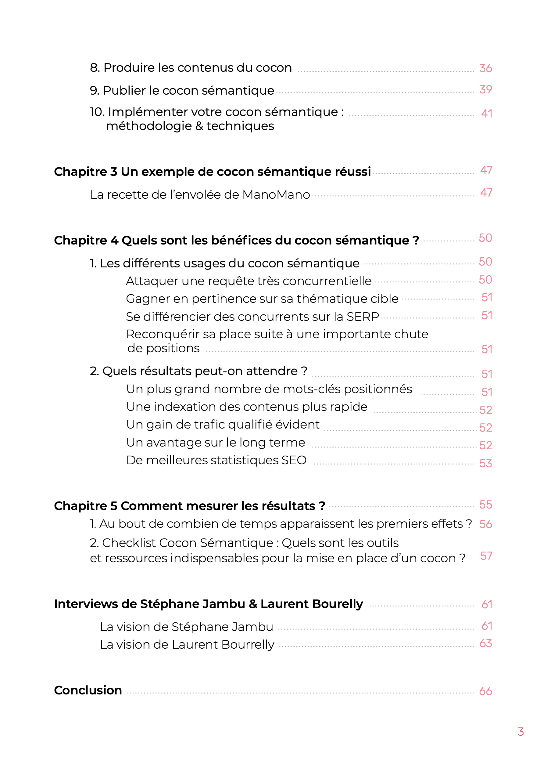 Cocon sémantique - Sommaire 2