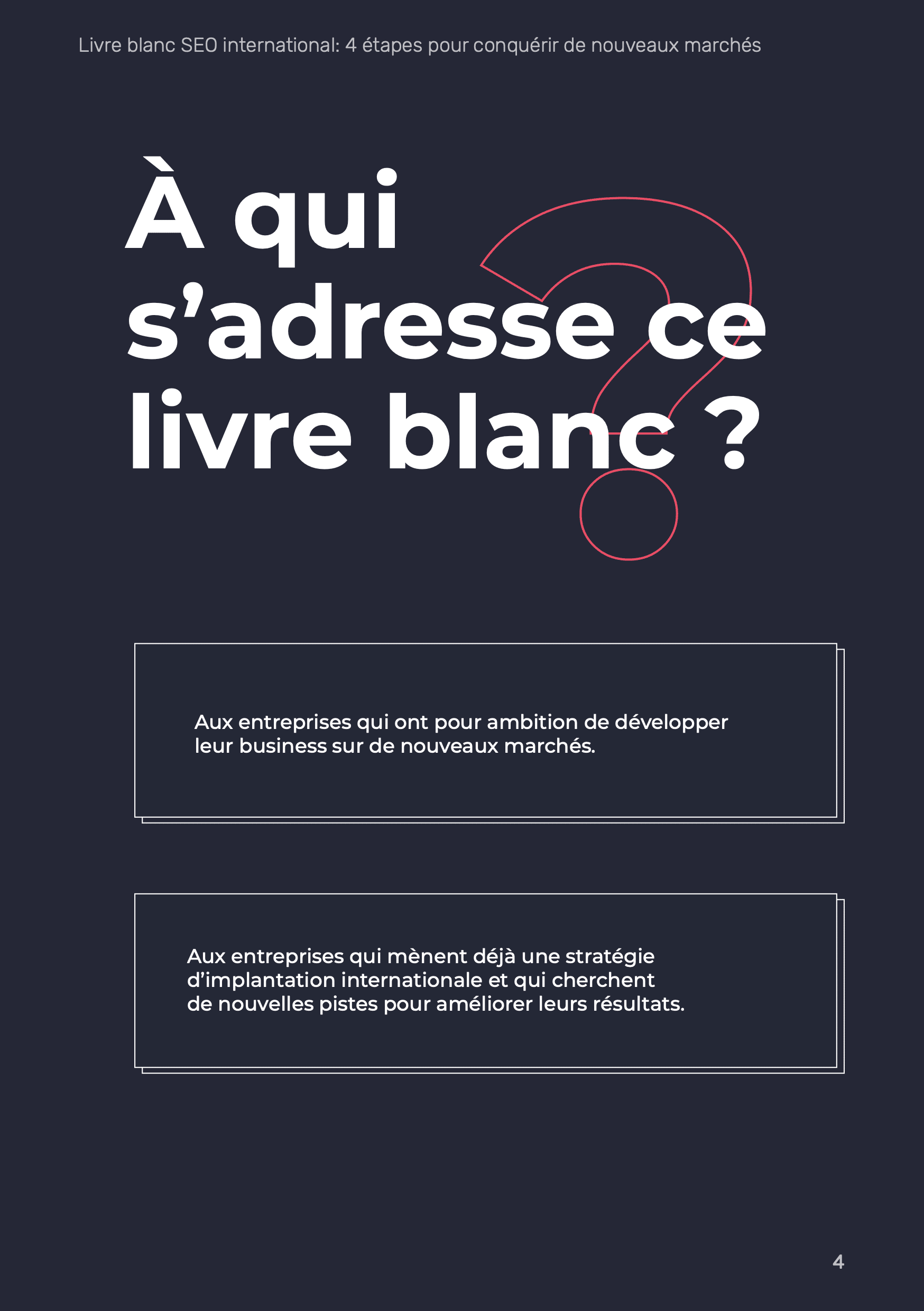 SEO international - À qui s'adresse ?