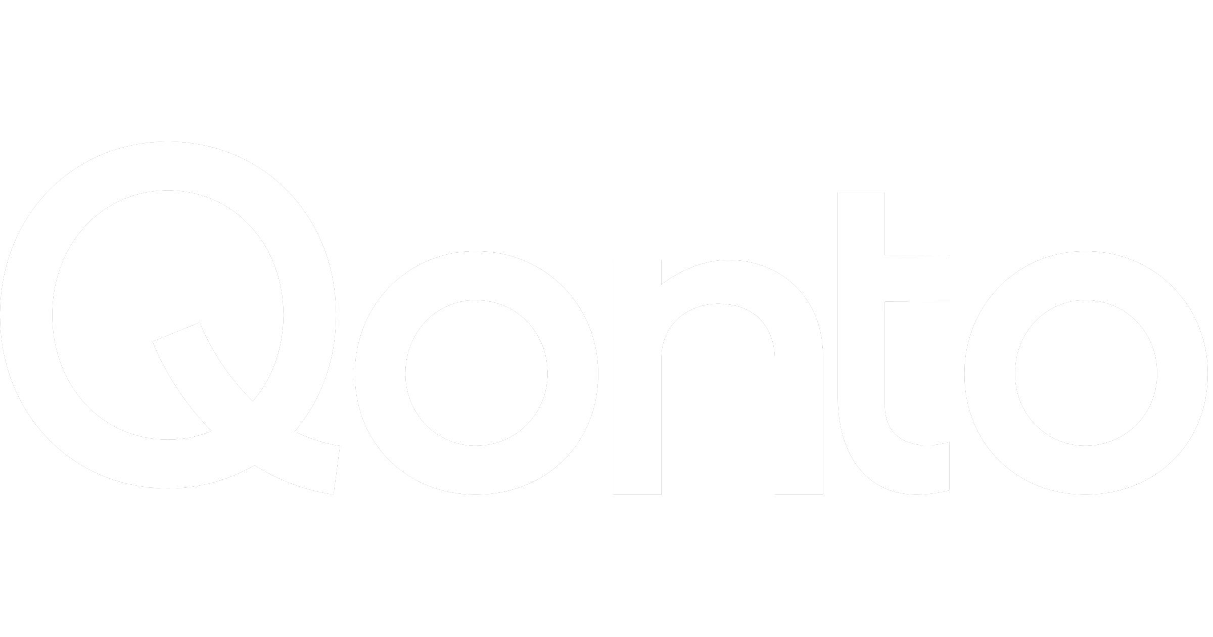 Illustratie: Qonto logo blanc