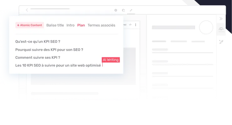 Un brief généré par l’IA et son plan suggéré, prêt à être repris par un rédacteur.