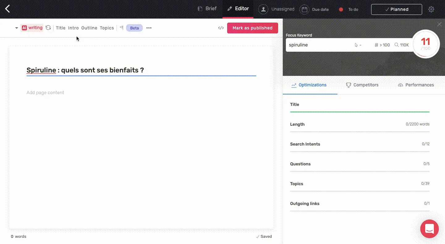Génération d'une introduction