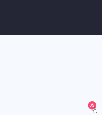 Icône d'extension repliée dans un coin de la page, à la place d'un panneau ouvert