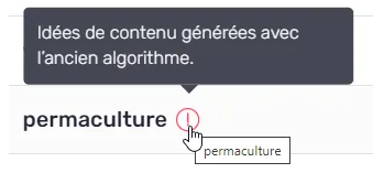 Anciennes analyses signalées dans l'historique