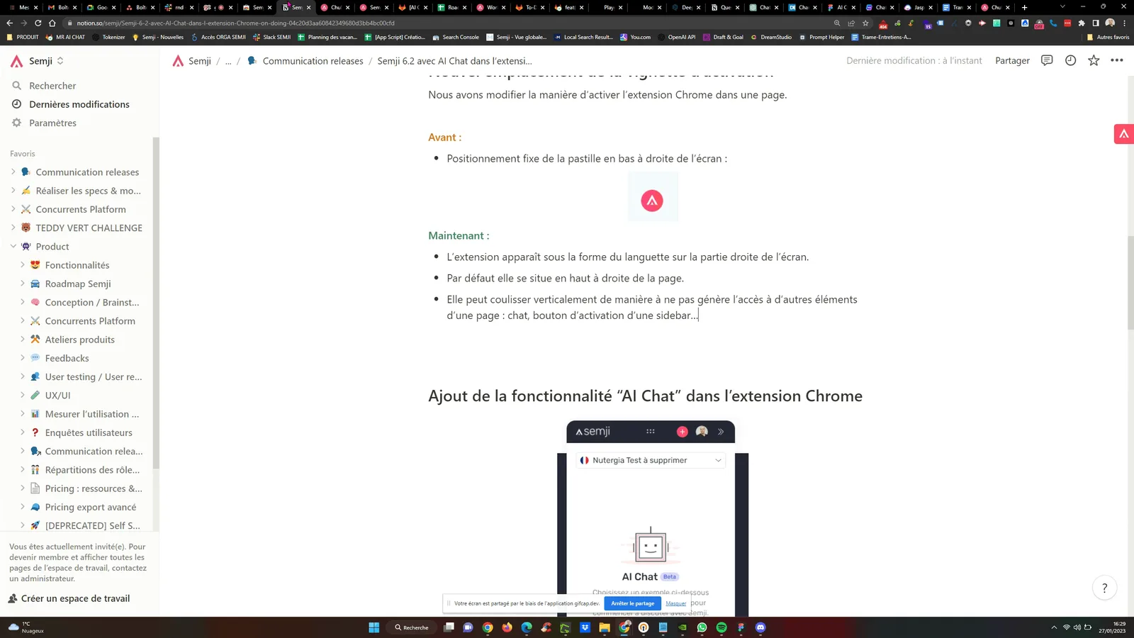 Nouvelle languette sur le bord droit de la page