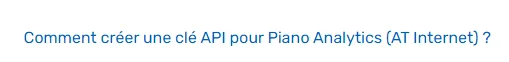 Lien d'aide AT Internet avant