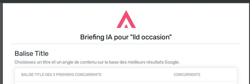 PDF du brief en français