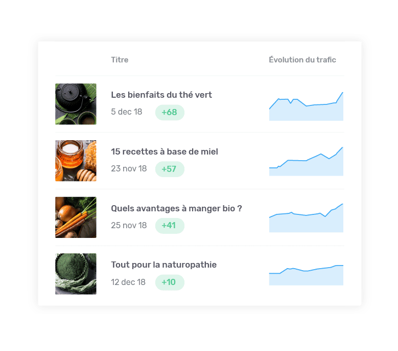 article optimisation suggestions thematiques