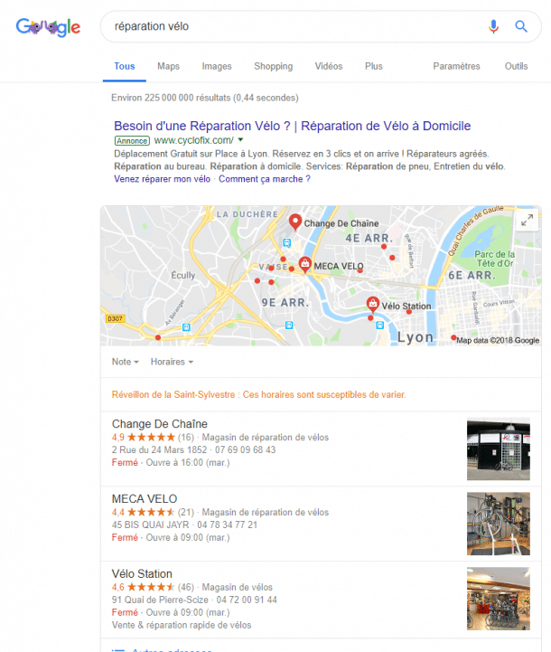 annonce adwords
