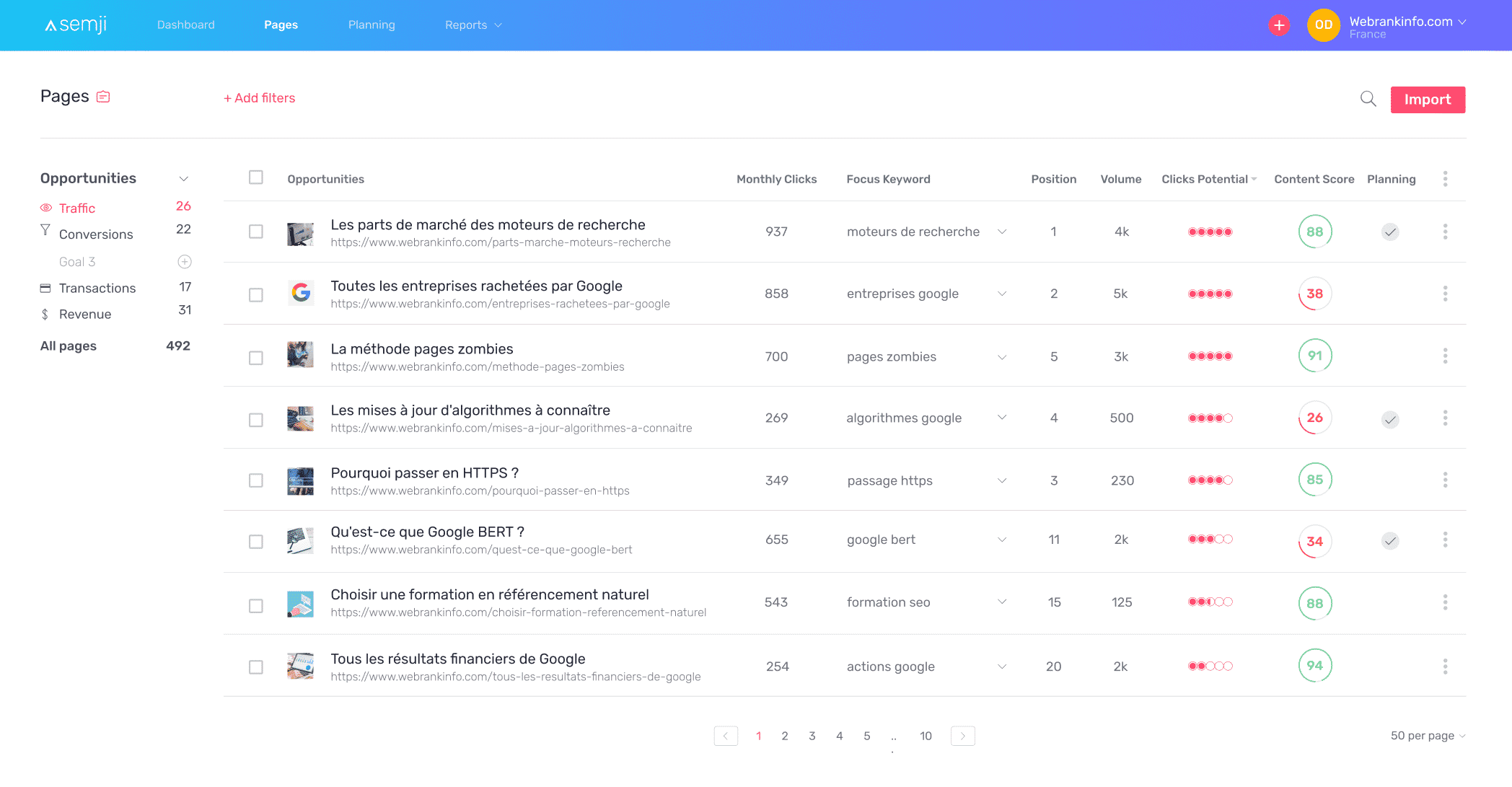 img-pages Ecran Pages Semji Platform