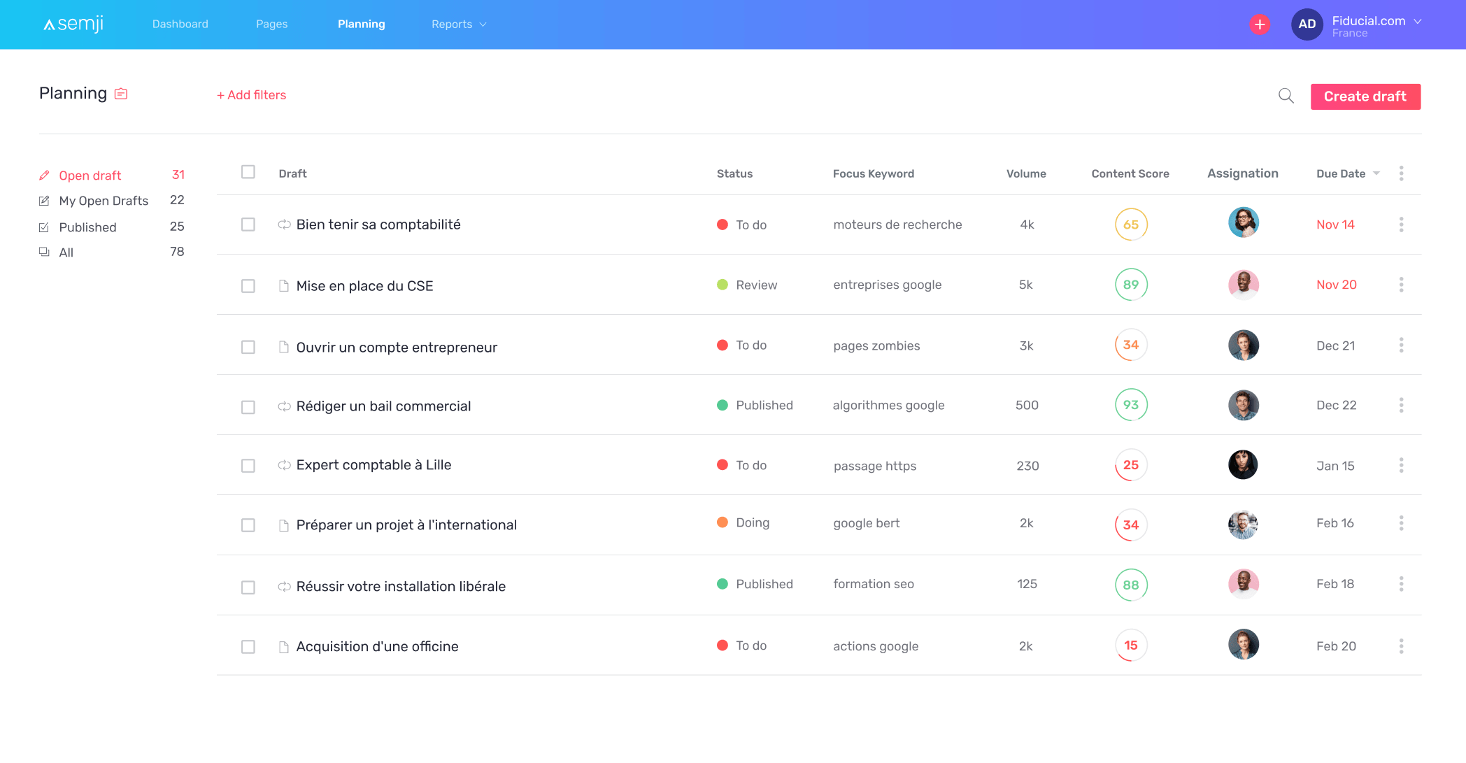 img-planning-min Ecran Planning Semji Platform