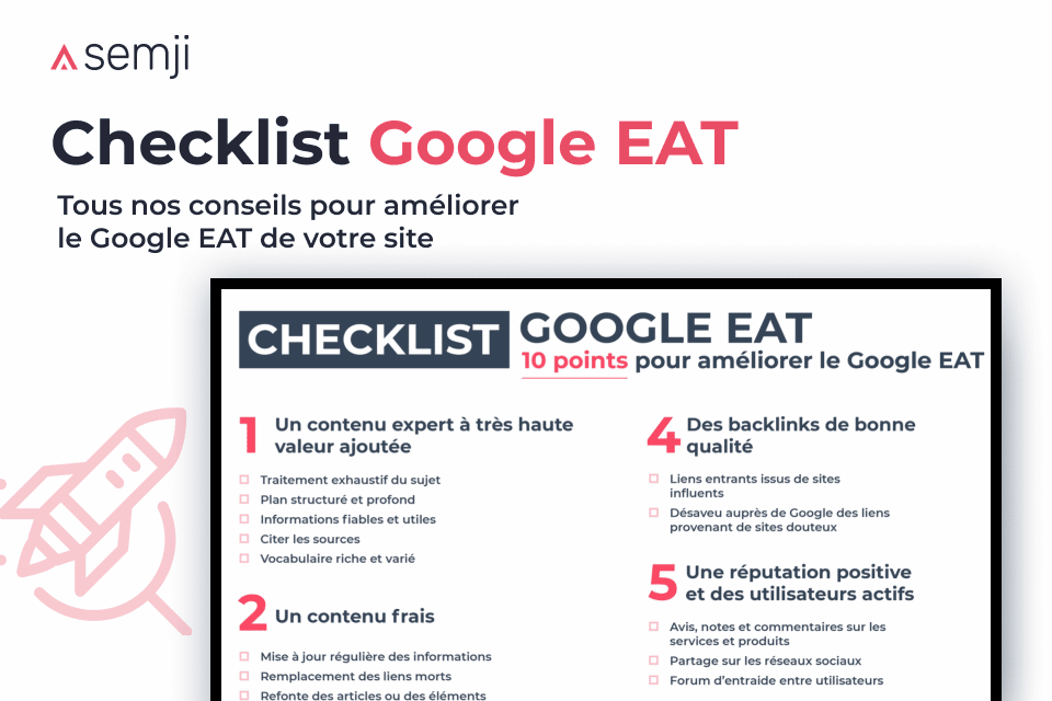 checklist google eat 2022