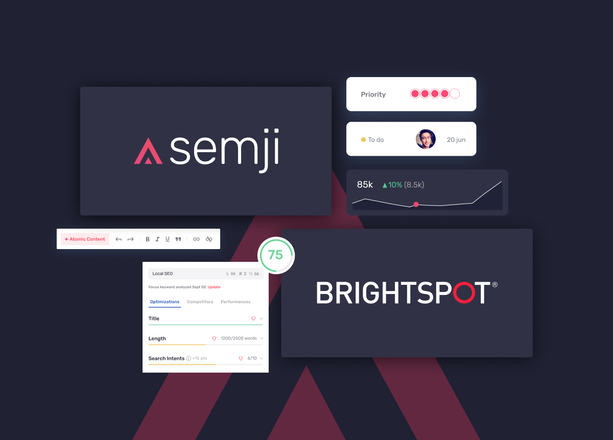 Introducing the Semji and Brightspot Partnership: Elevate Your SEO and Content Creation.