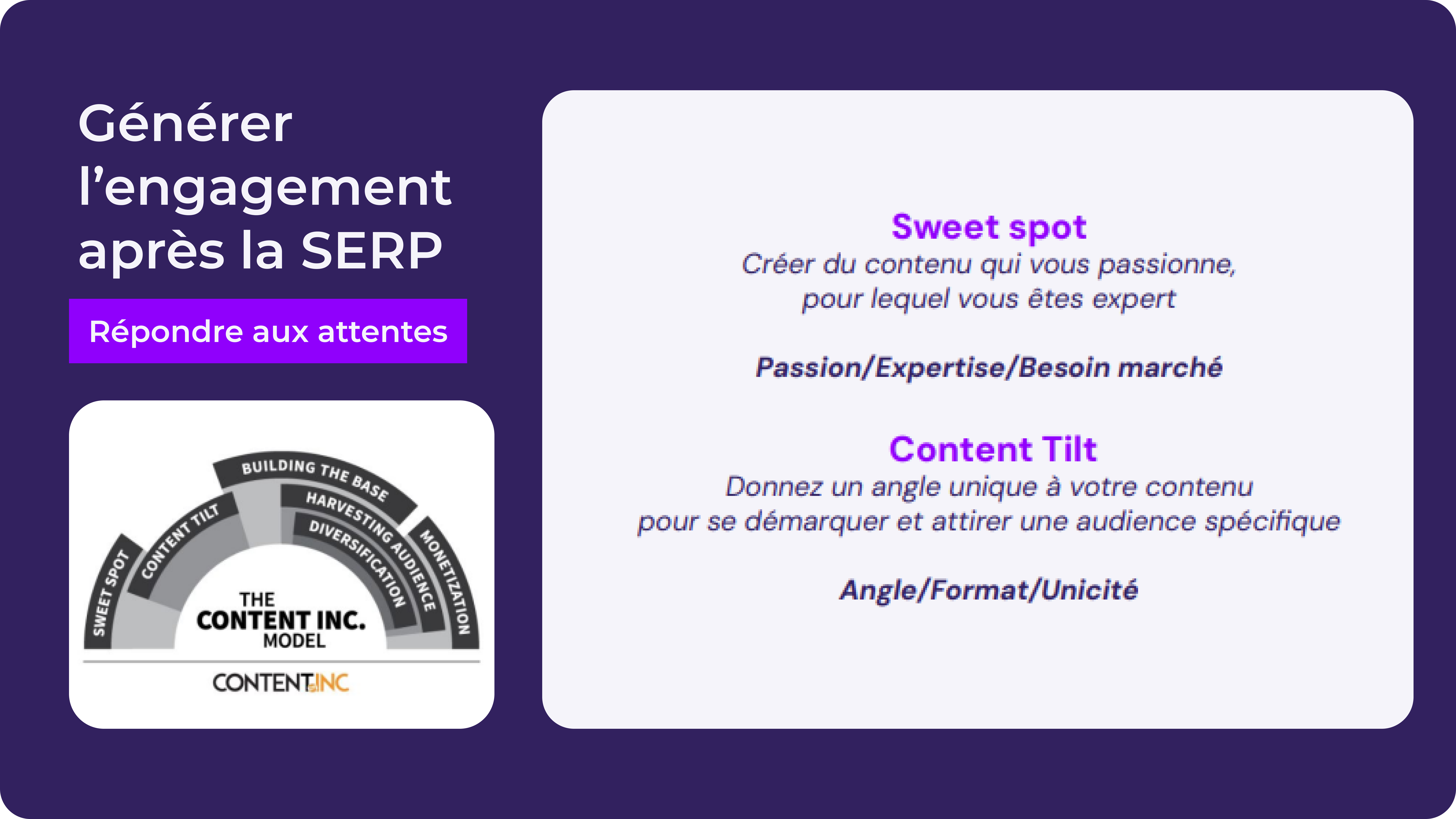 sweet spot et content tilt