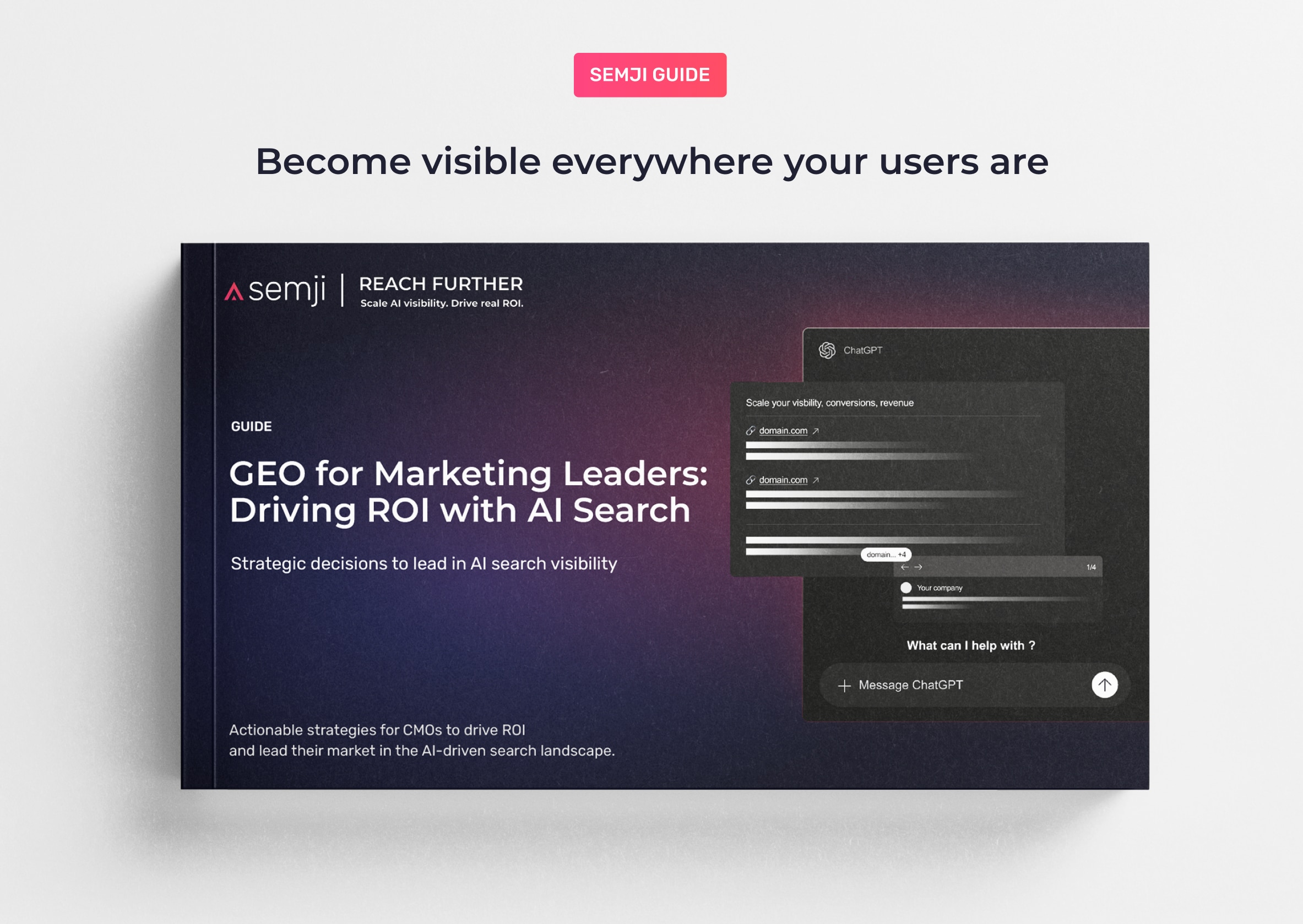 Ebook – GEO for Marketing Leaders: Driving ROI with AI Search