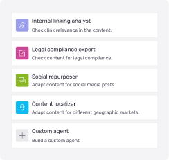 AI agents customization