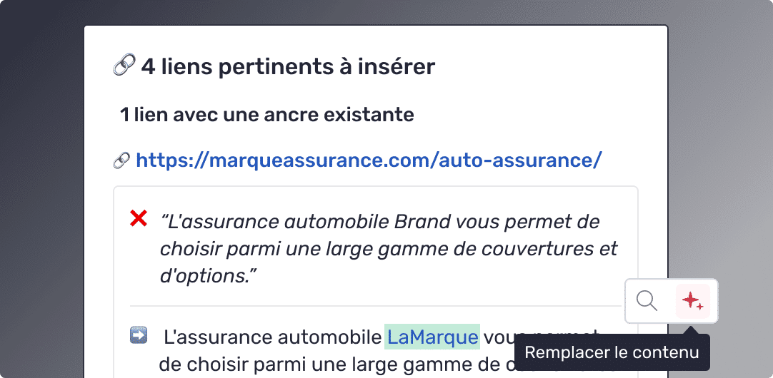 Internal linking checker