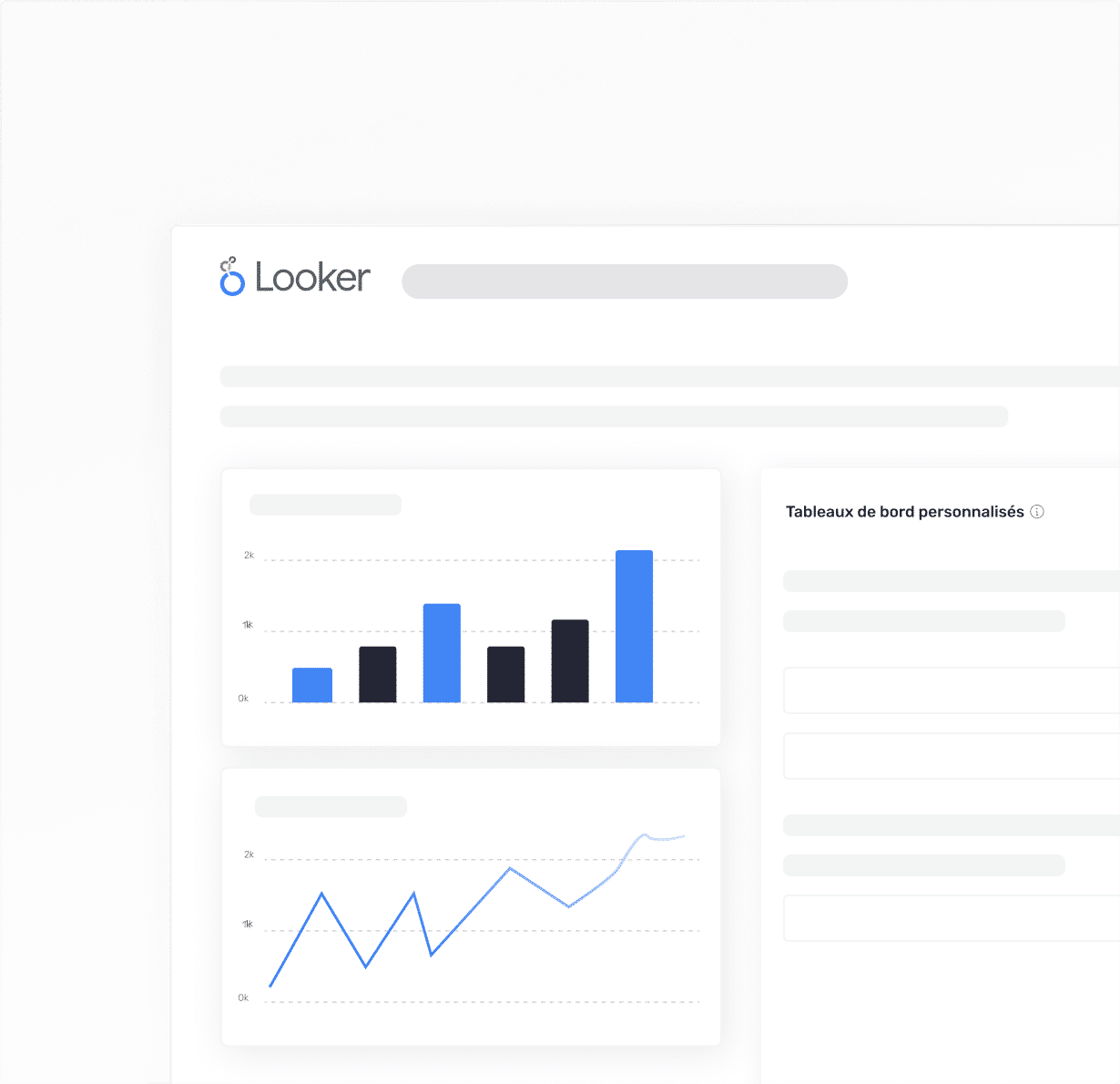 Tableaux de bord personnalisés dans Looker Studio