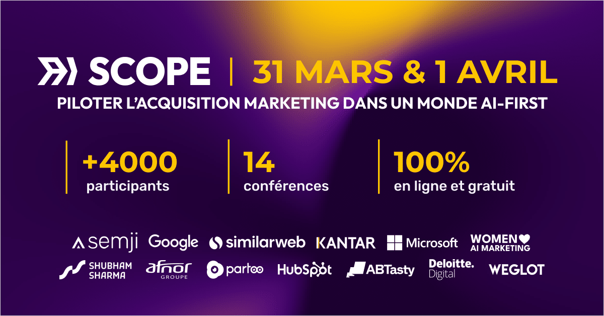 AI SCOPE 2026 : le premier événement IA à destination des leaders du marketing