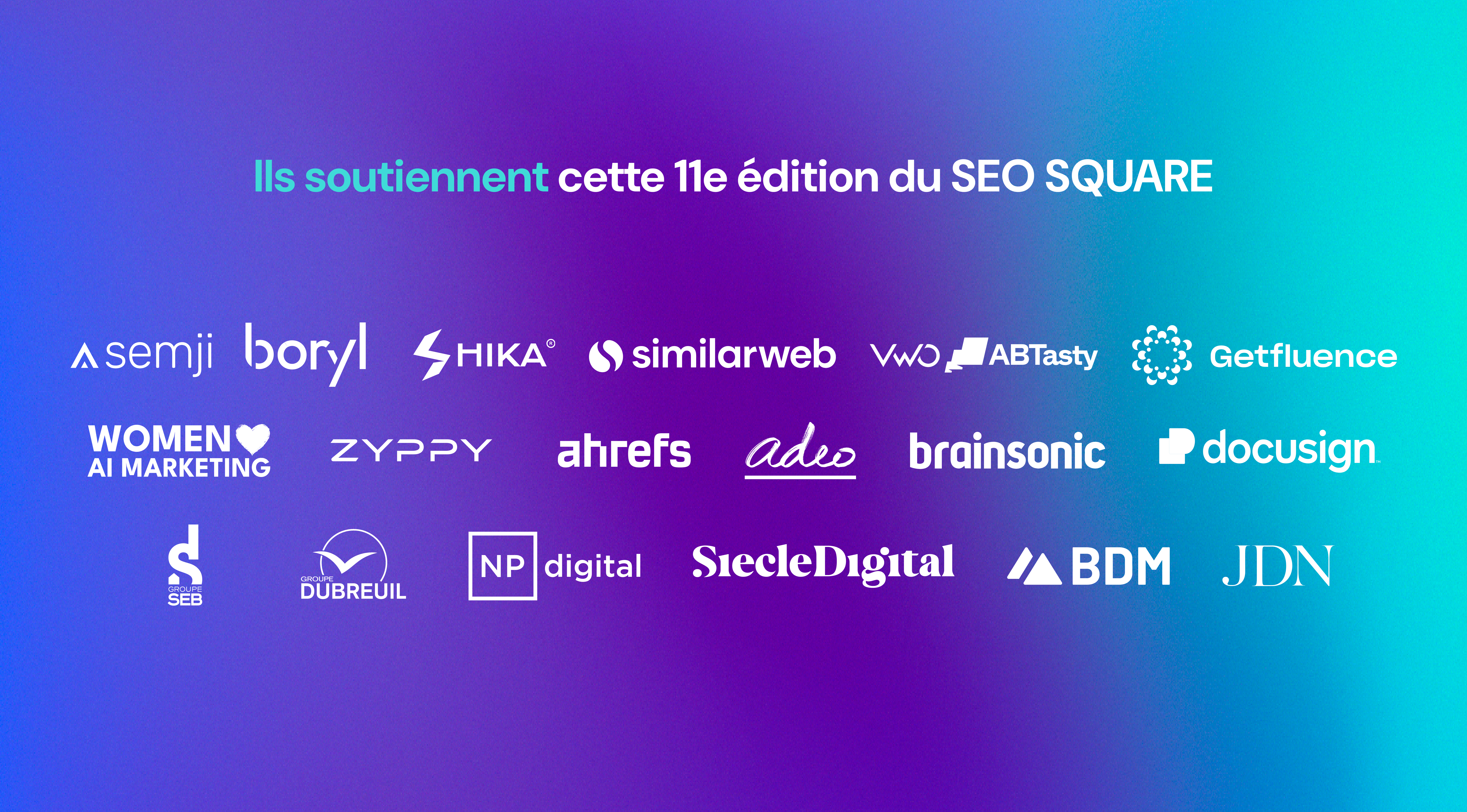 Partenaires<br />
